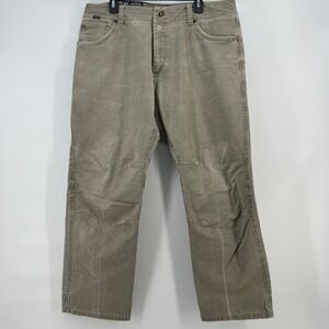 Kuhl Rydr Mens 38x30 Patina Dye Articulated Knee Hiking Pants Khaki